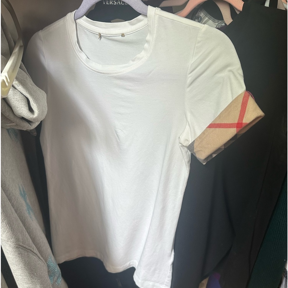 burberry white top